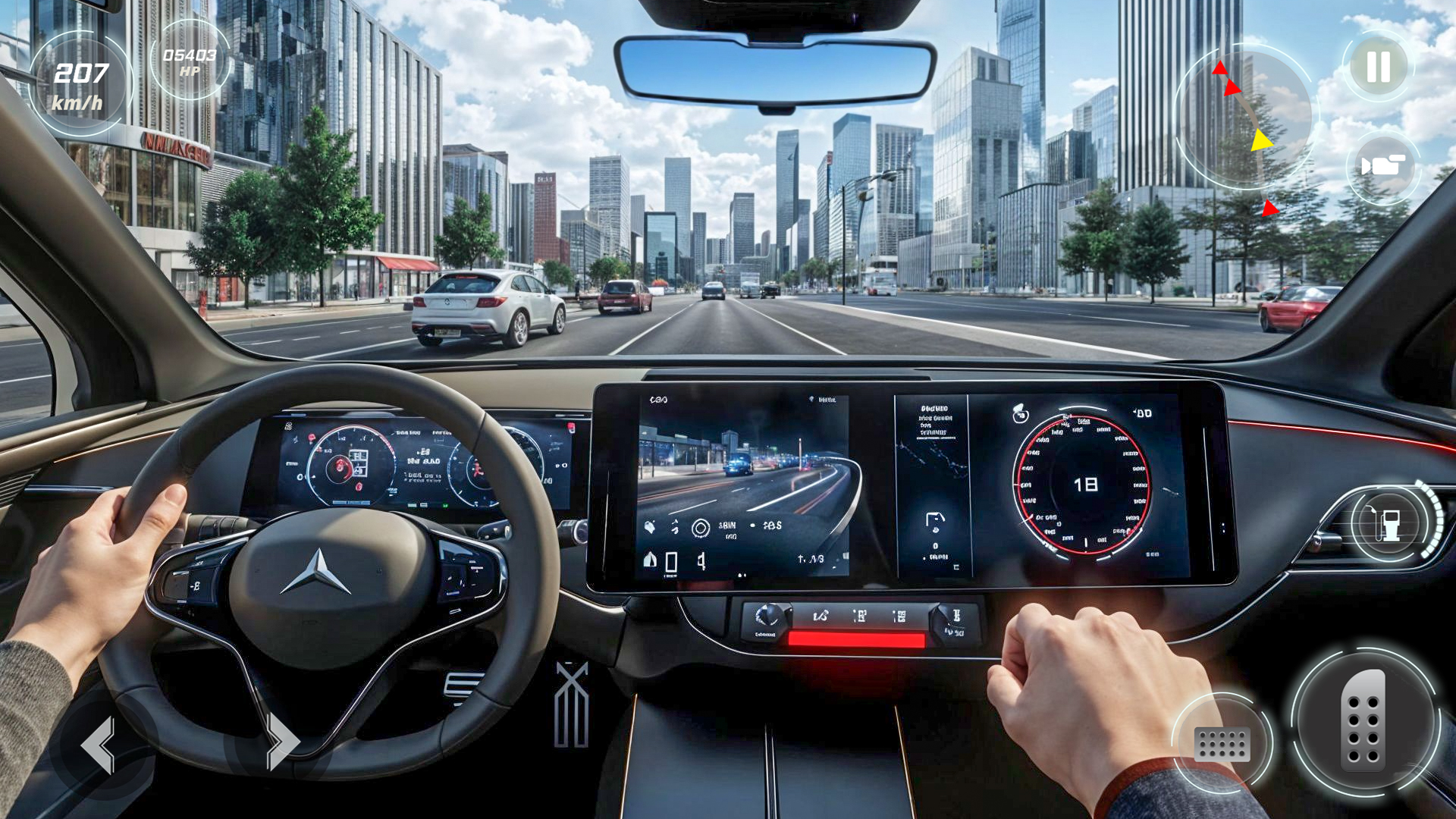 اسکرین شات 3 بازی Car School Driving Games 3D