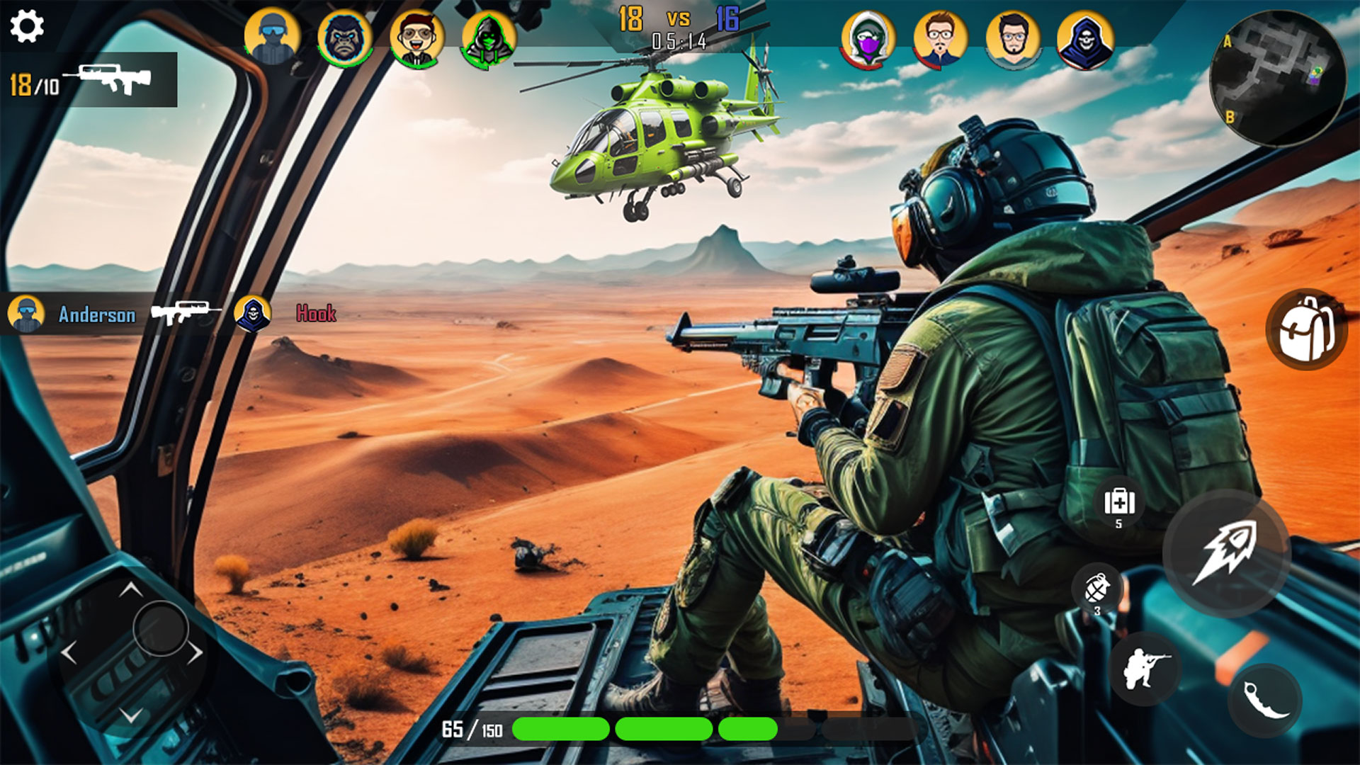 اسکرین شات 2 بازی Gunship War Total Battle