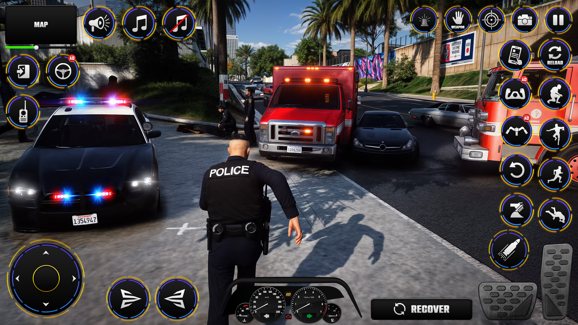 اسکرین شات 4 بازی Open World Police Simulator