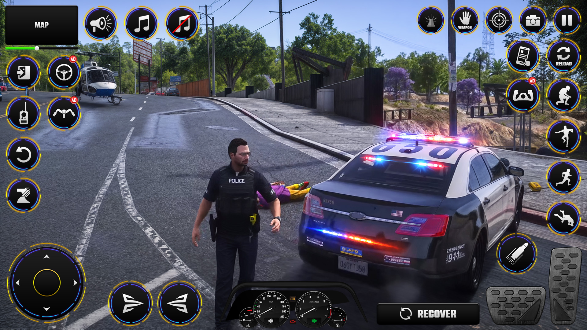 اسکرین شات 1 بازی Open World Police Simulator