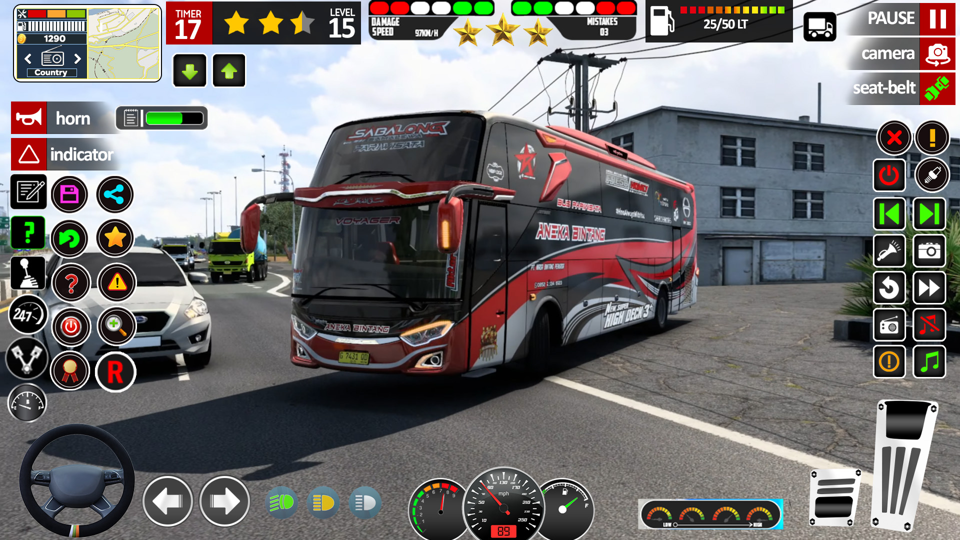 اسکرین شات 1 بازی Ultimate Bus Drive: Bus 3d