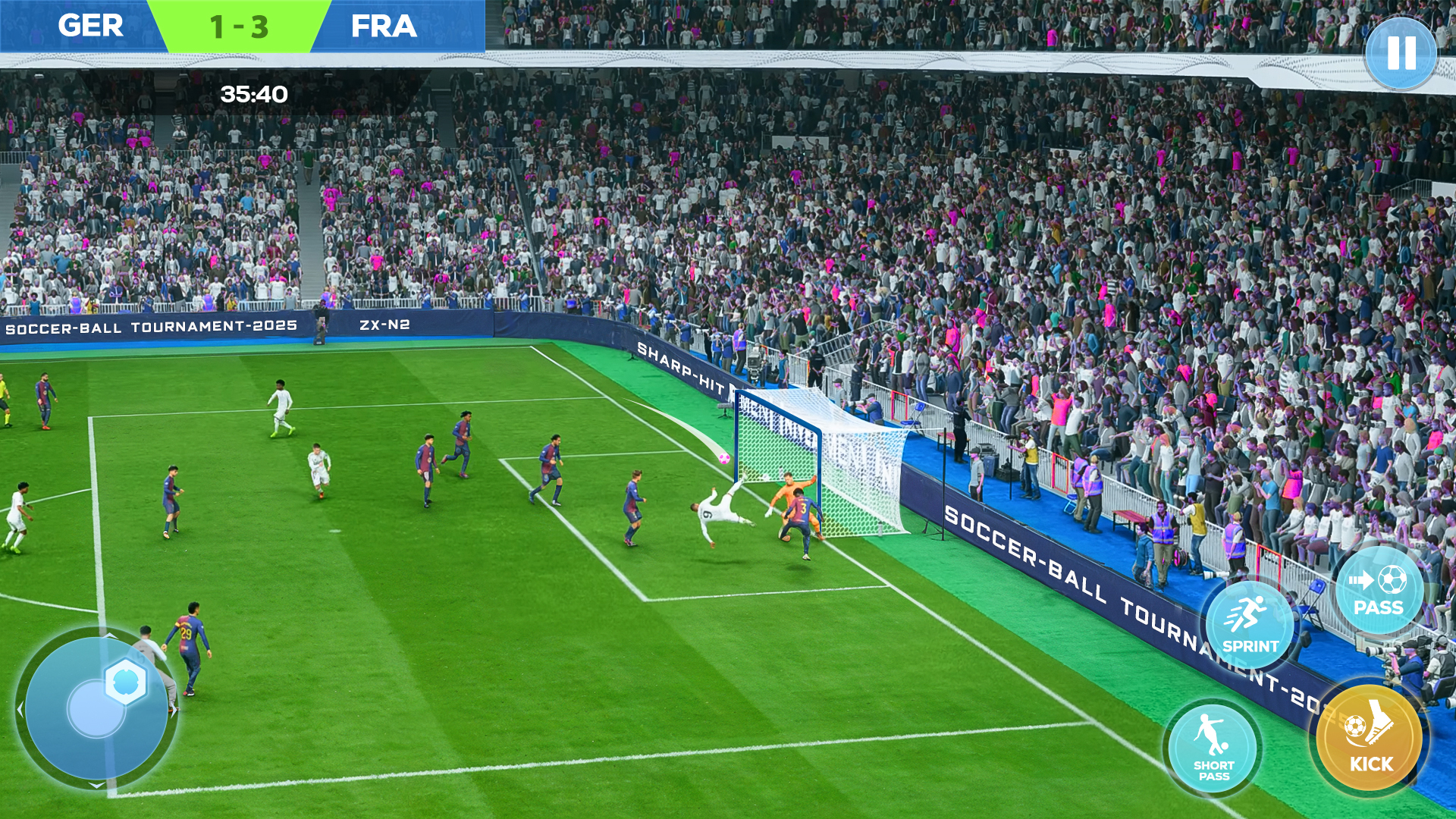 اسکرین شات 1 بازی Soccer Games Football Games