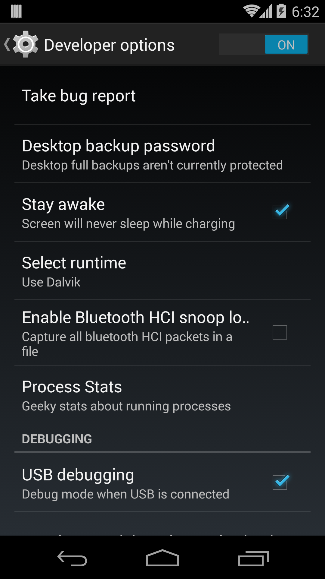 اسکرین شات 2 برنامه USB Debug