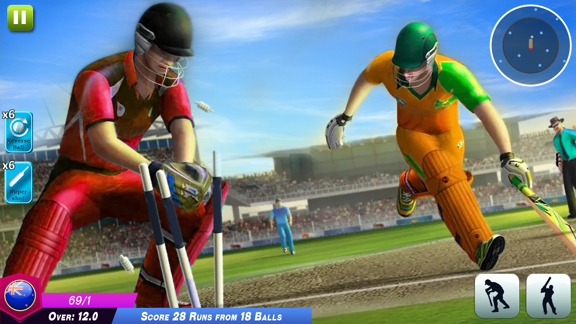 اسکرین شات 4 بازی World Cricket Games Offline