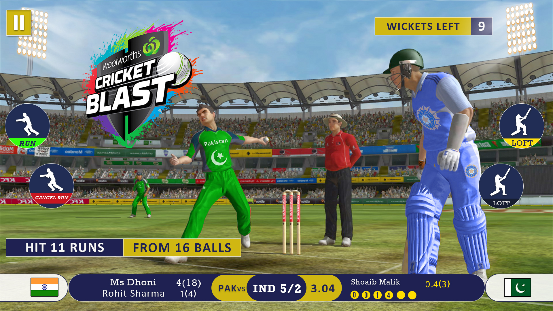 اسکرین شات 2 بازی World Cricket Games Offline