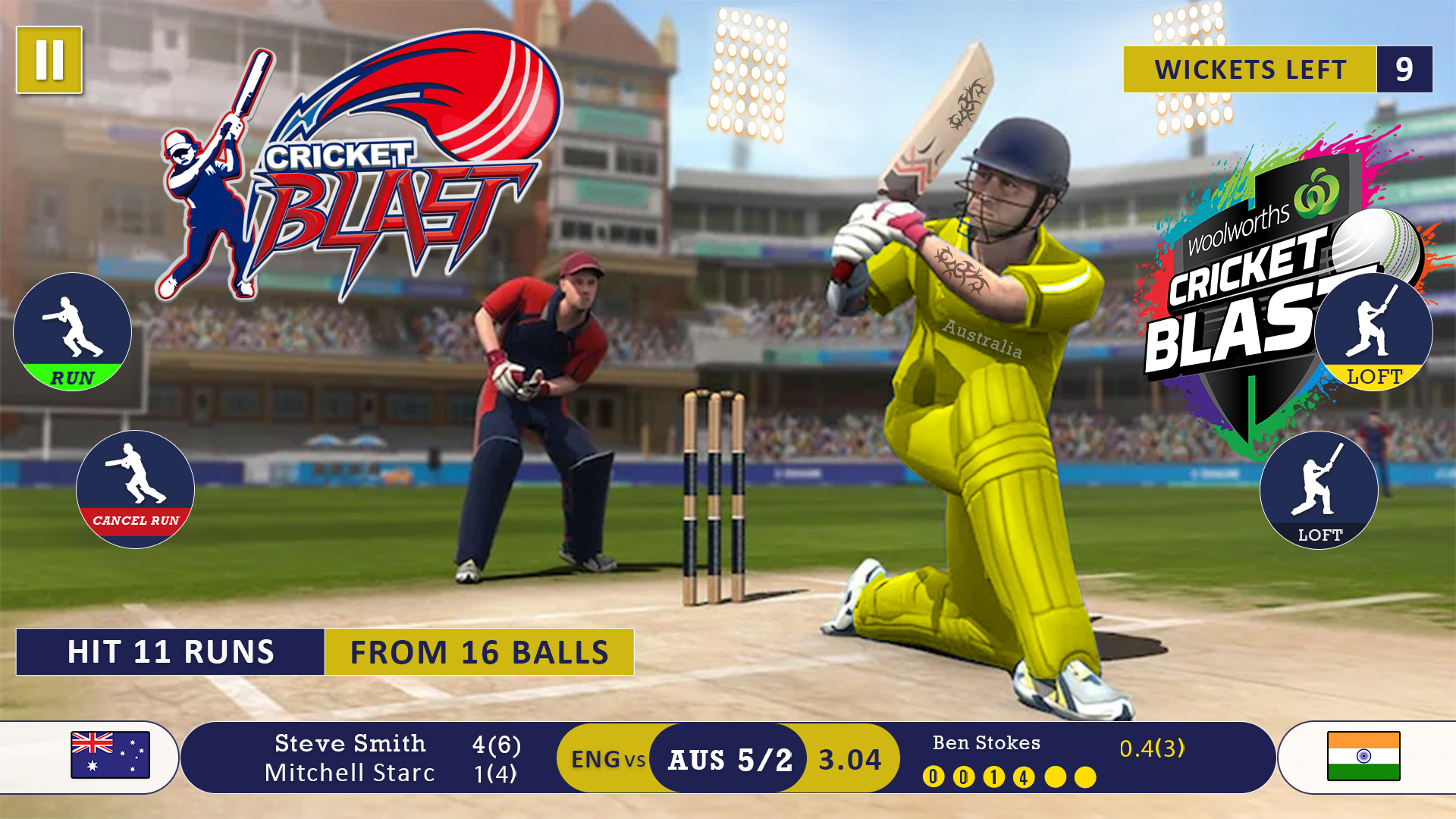 اسکرین شات 1 بازی World Cricket Games Offline