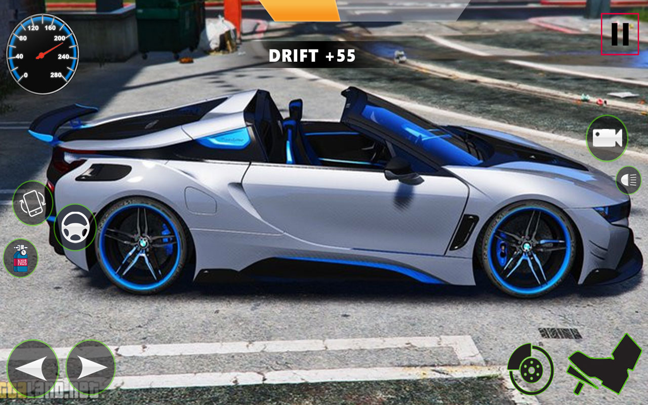 اسکرین شات 4 بازی Car Drive & Drift Simulator i8