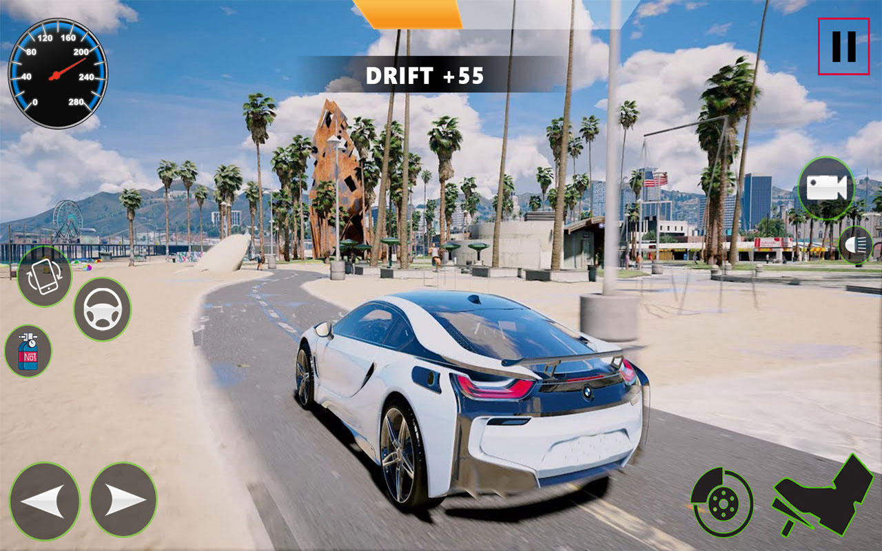 اسکرین شات 5 بازی Car Drive & Drift Simulator i8