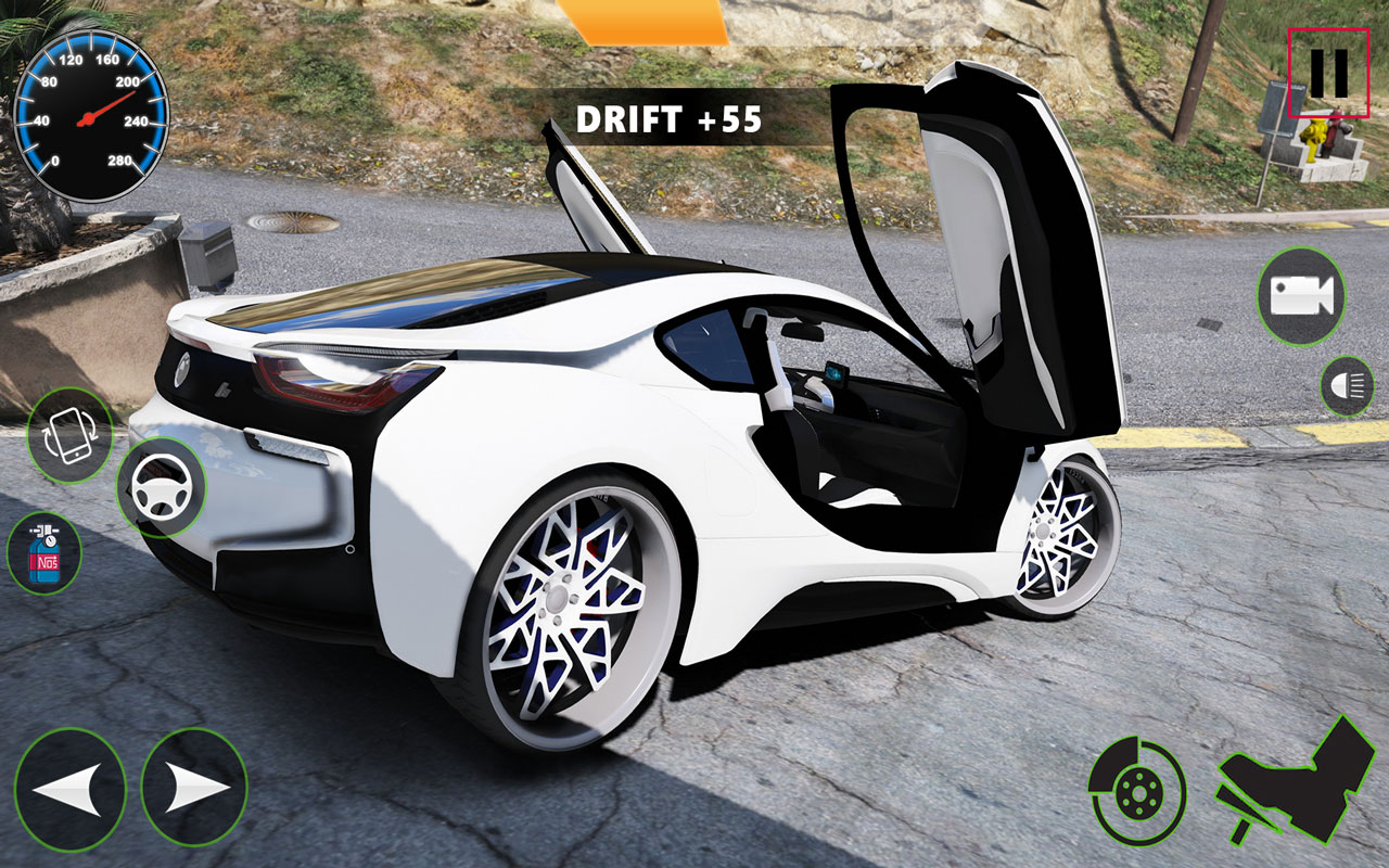 اسکرین شات 1 بازی Car Drive & Drift Simulator i8