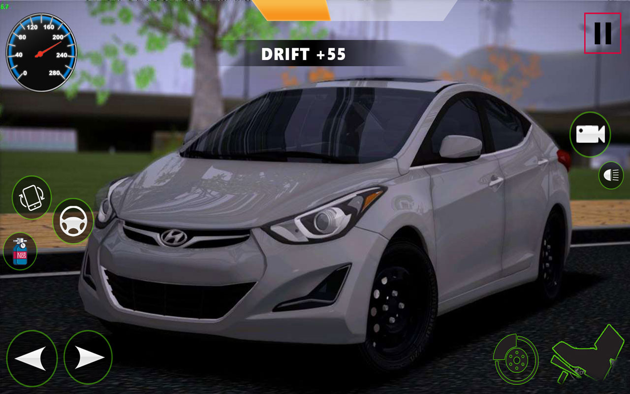 اسکرین شات 1 بازی Elantra Car driving Simulator