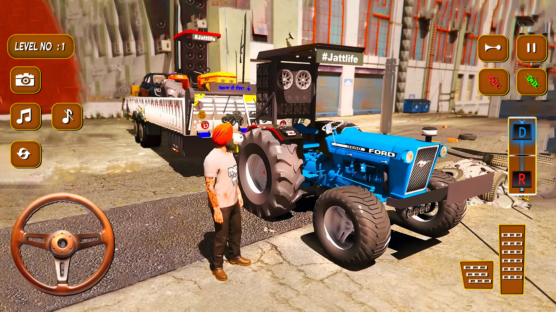 اسکرین شات 1 بازی Tractor Driving Tractor Games