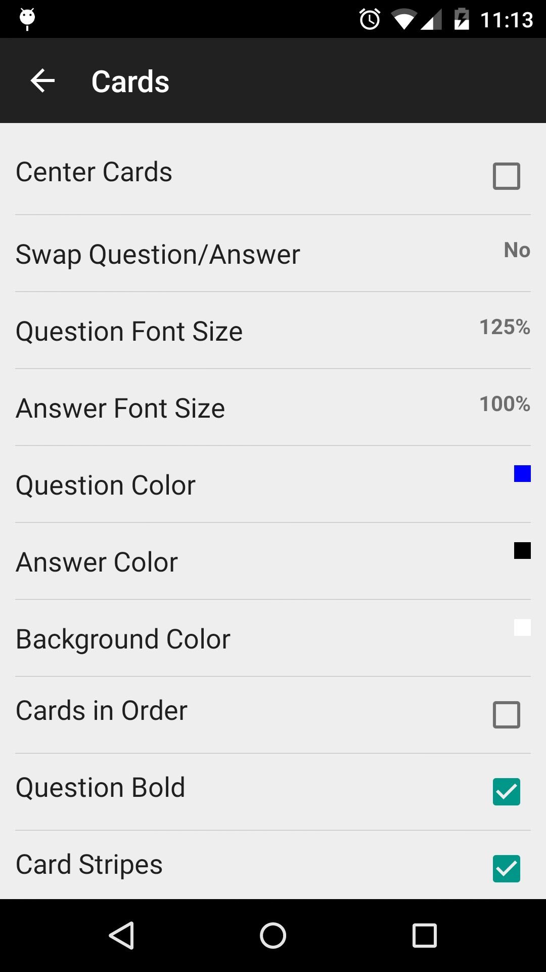 اسکرین شات 7 برنامه FreezingBlue Flashcards (Lite)