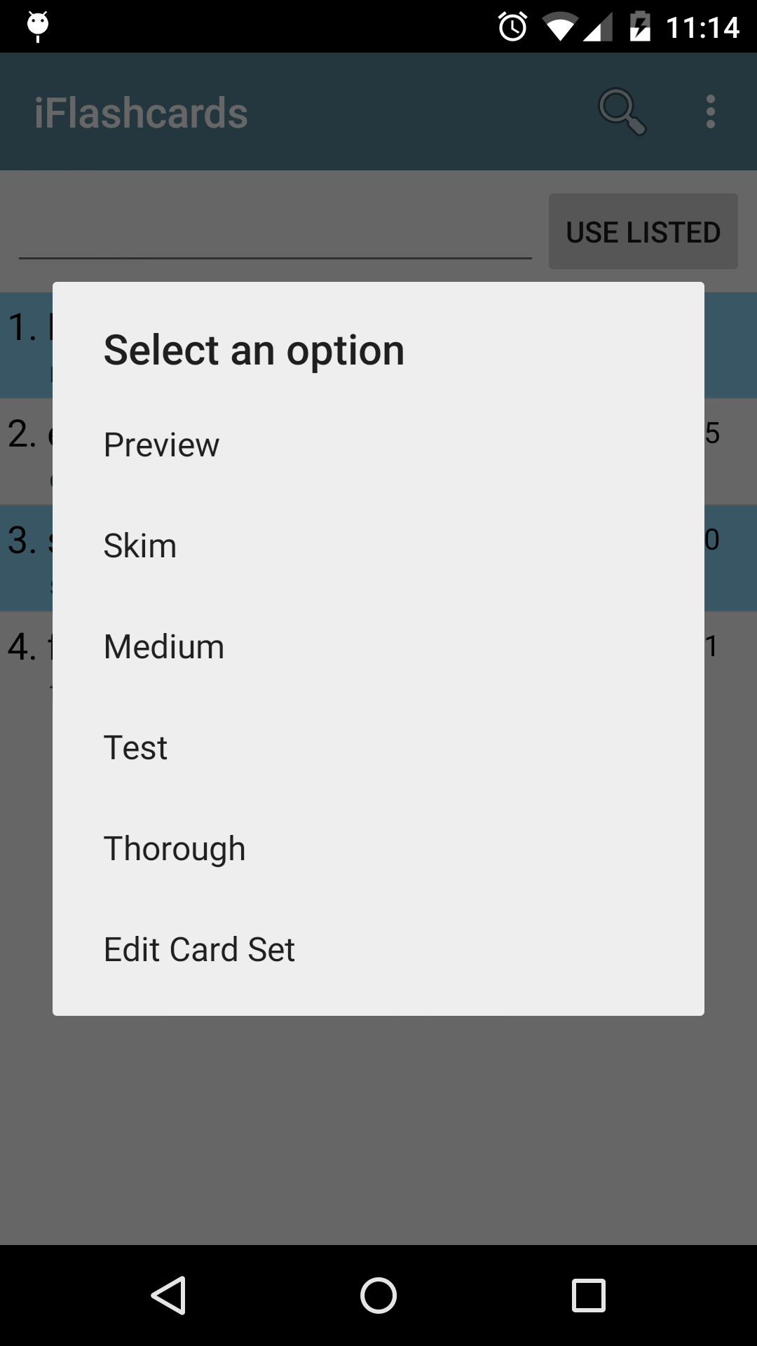 اسکرین شات 5 برنامه FreezingBlue Flashcards (Lite)