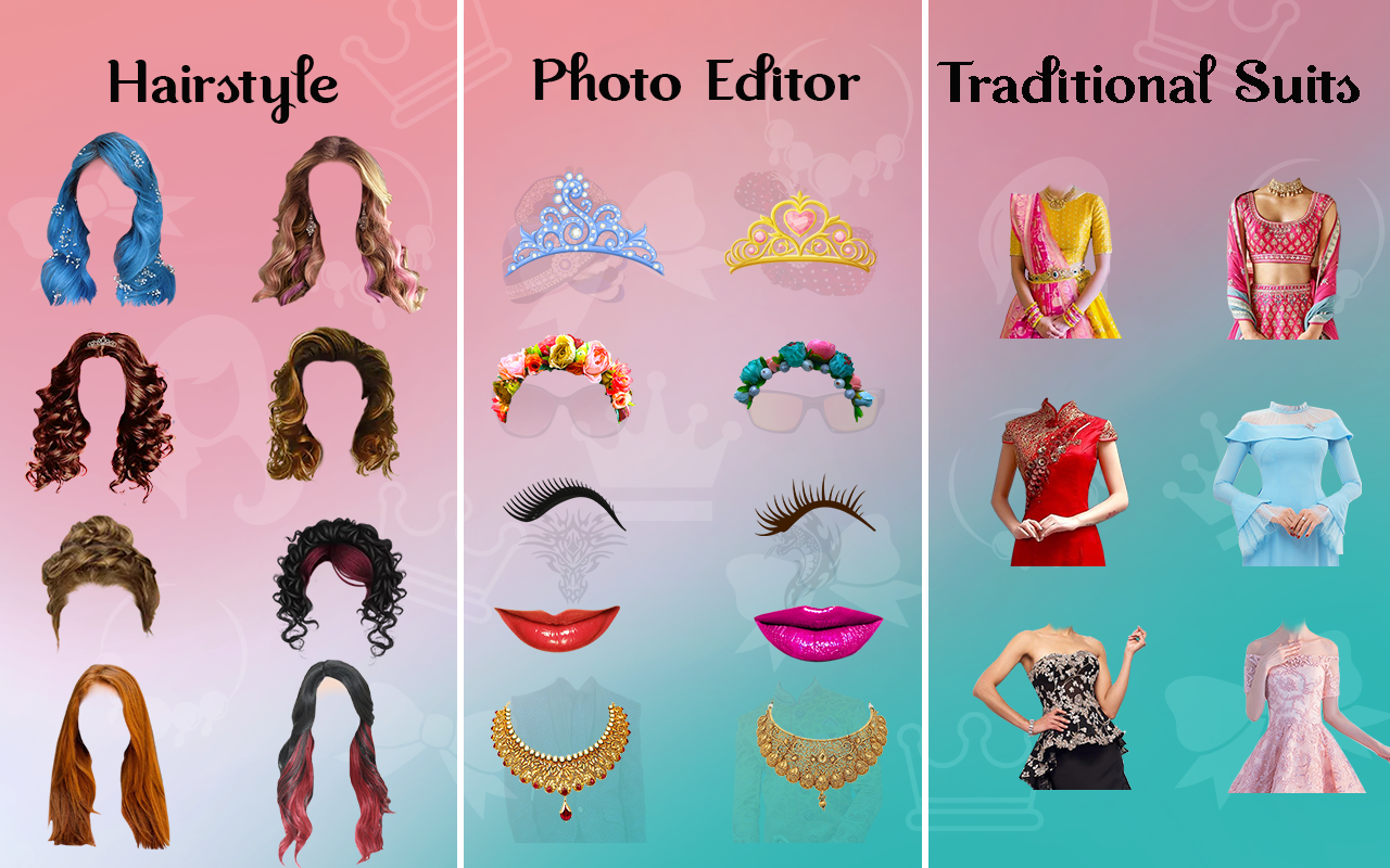 اسکرین شات 4 برنامه Pocket Salon - Men, Women Mobile Beauty Editor app