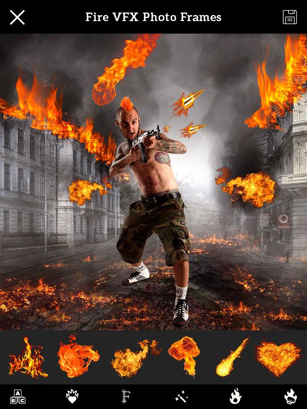 اسکرین شات 5 برنامه FireFly - Fire Photo Editor VF