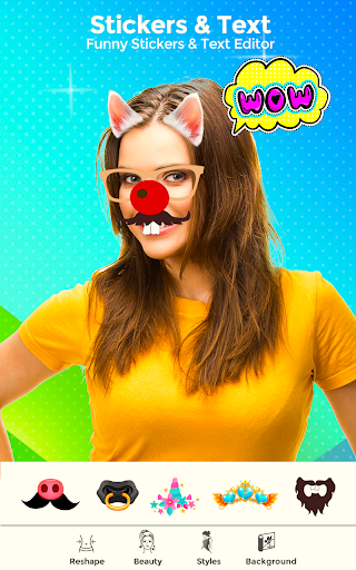 اسکرین شات 8 برنامه WOWGIRL - Girl photo Editor , Makeup Camera app