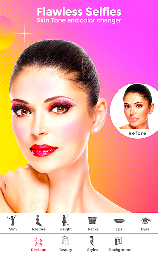 اسکرین شات 6 برنامه WOWGIRL - Girl photo Editor , Makeup Camera app