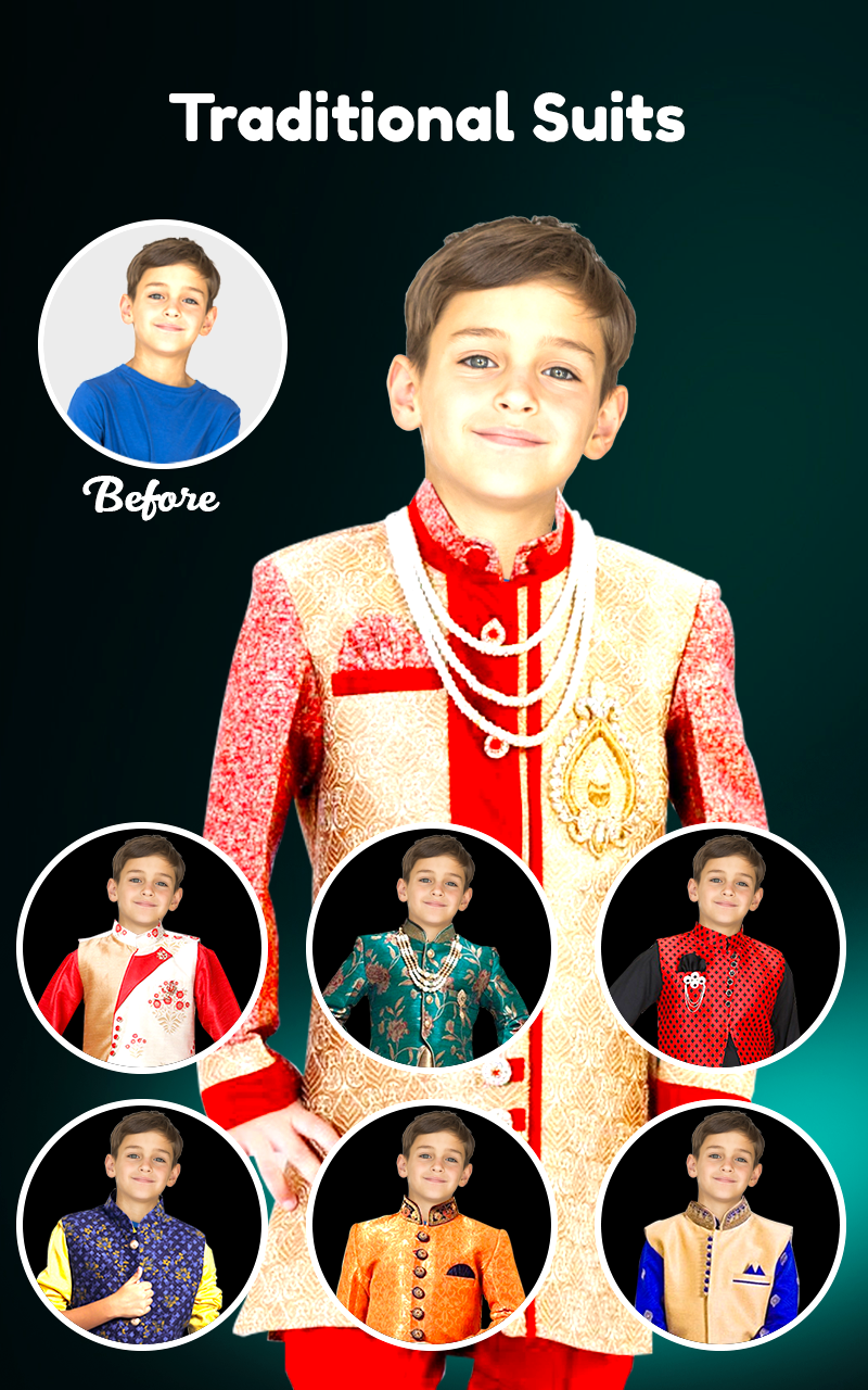 اسکرین شات 2 برنامه Kiddos - Baby, Boys & Kids Pho