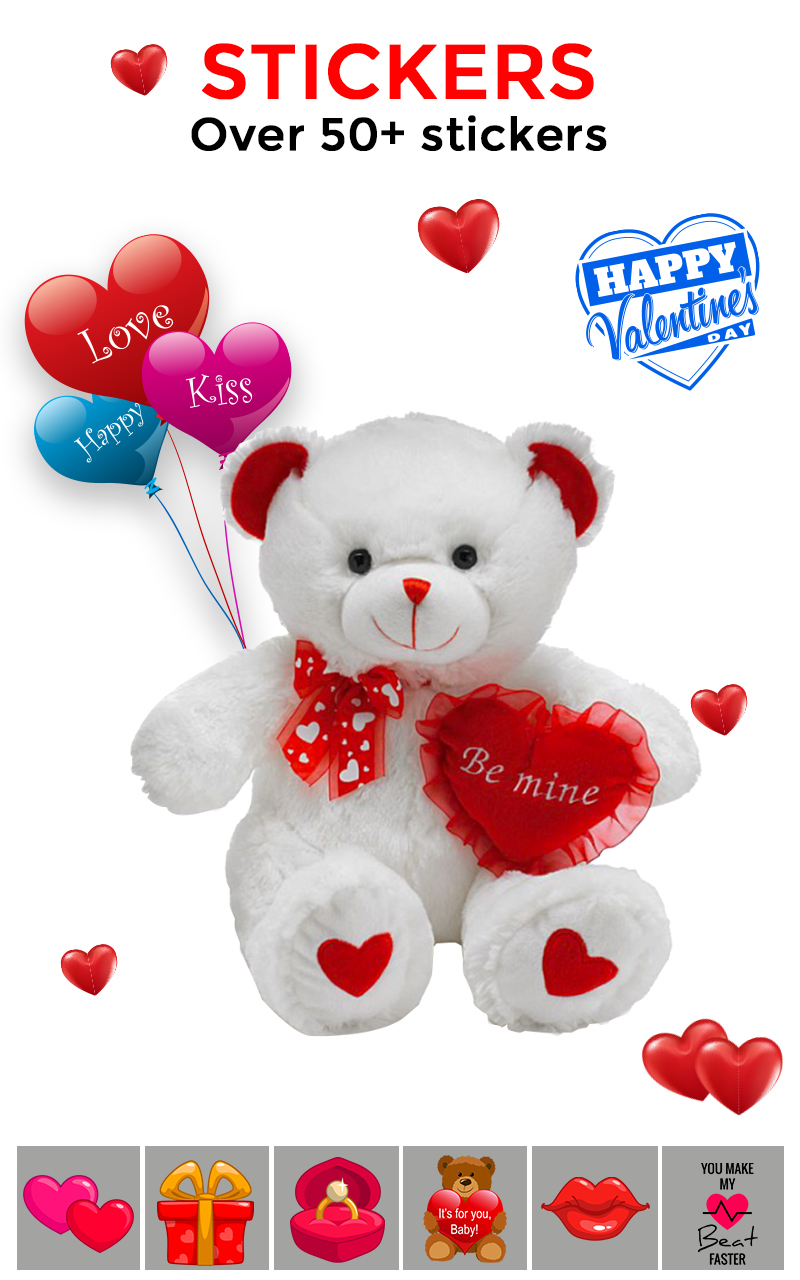 اسکرین شات 4 برنامه Love Collage : Photo Editor ,