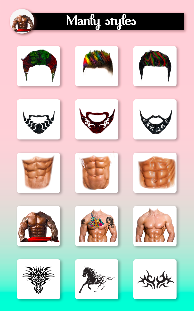 اسکرین شات 6 برنامه Macho - Man makeover app & Pho