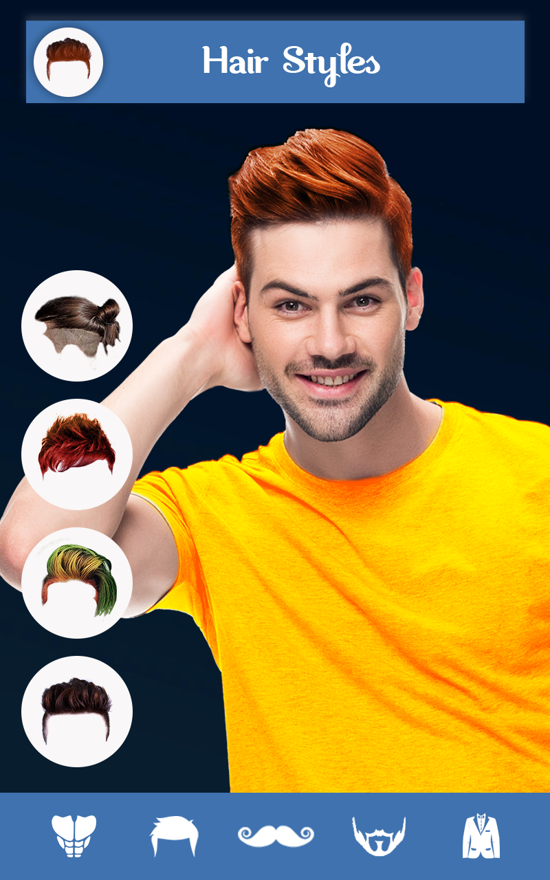 اسکرین شات 1 برنامه Hairy - Men Hairstyles beard &