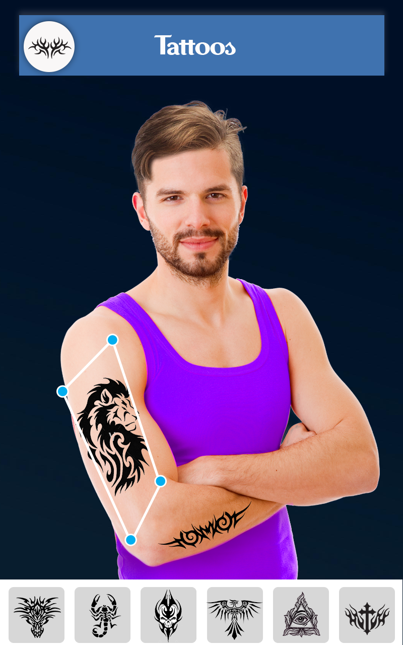 اسکرین شات 8 برنامه Hairy - Men Hairstyles beard &