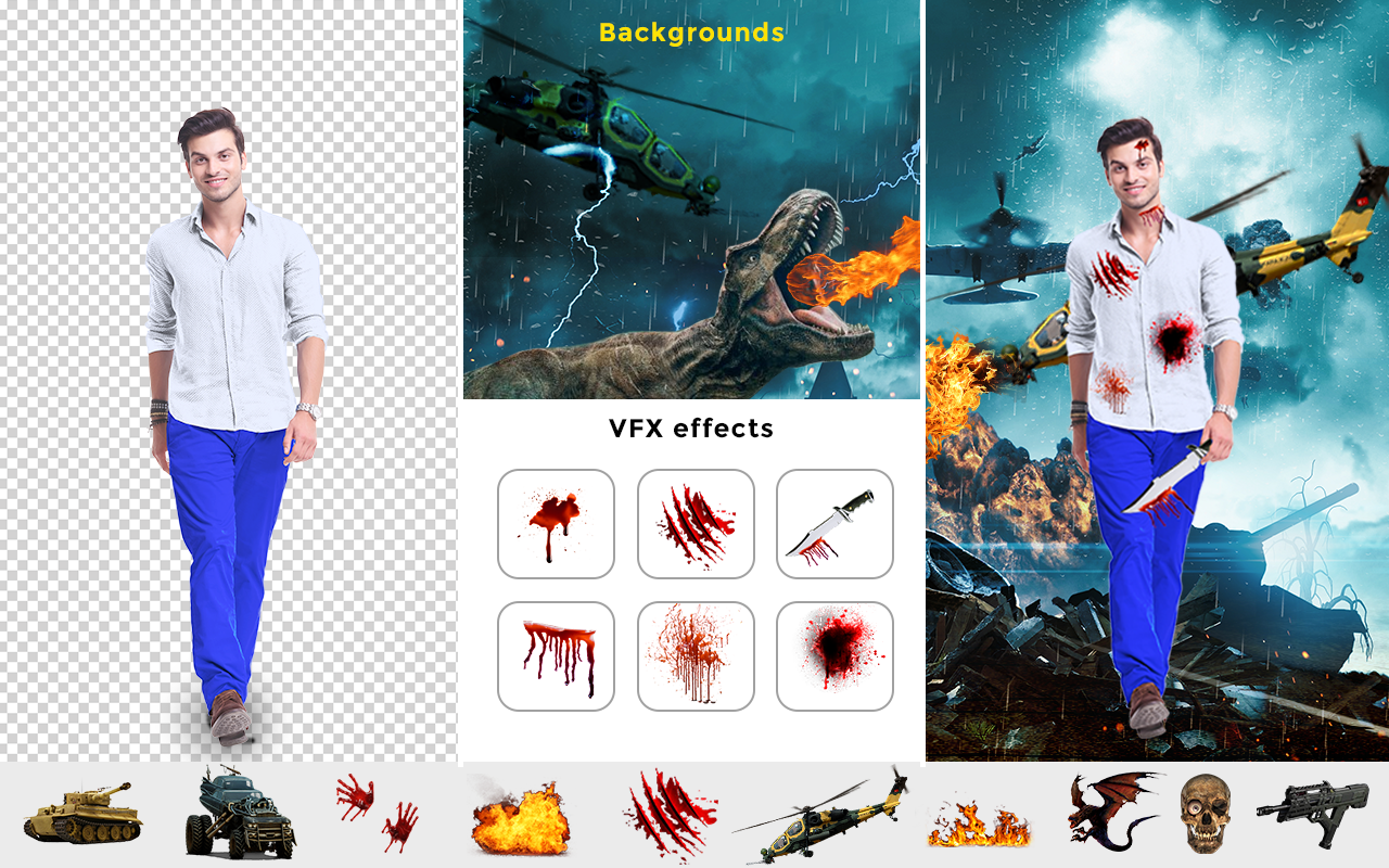 اسکرین شات 5 برنامه Movie Effect : Photo editor ,