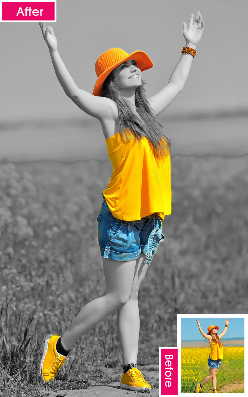 اسکرین شات 1 برنامه Photo Pop - Color Splash Effec