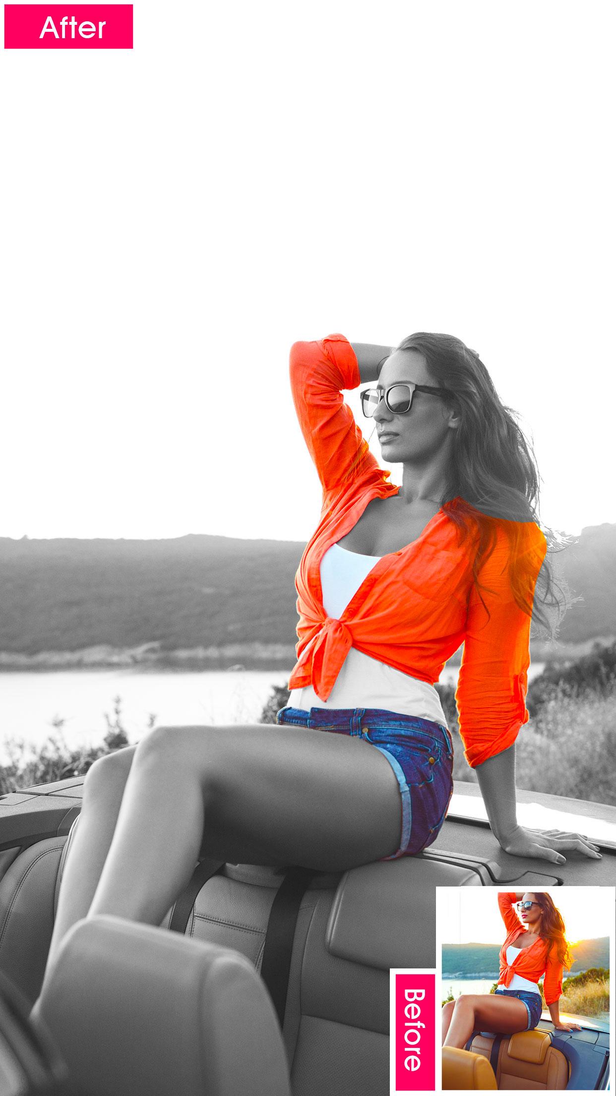 اسکرین شات 4 برنامه Photo Pop - Color Splash Effec