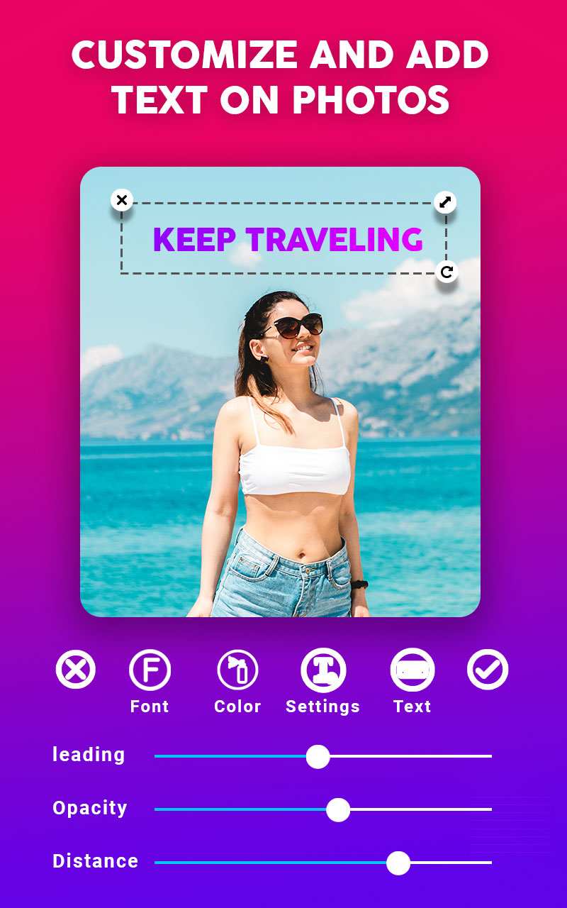 اسکرین شات 5 برنامه PicTiles - Photo Collage Maker