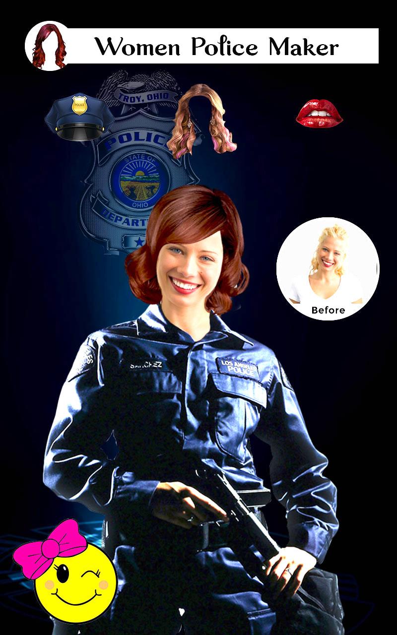 اسکرین شات 4 برنامه Policer - Men Women Police pho