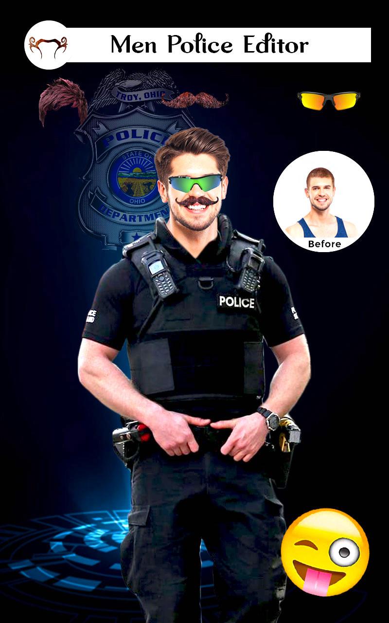 اسکرین شات 6 برنامه Policer - Men Women Police pho