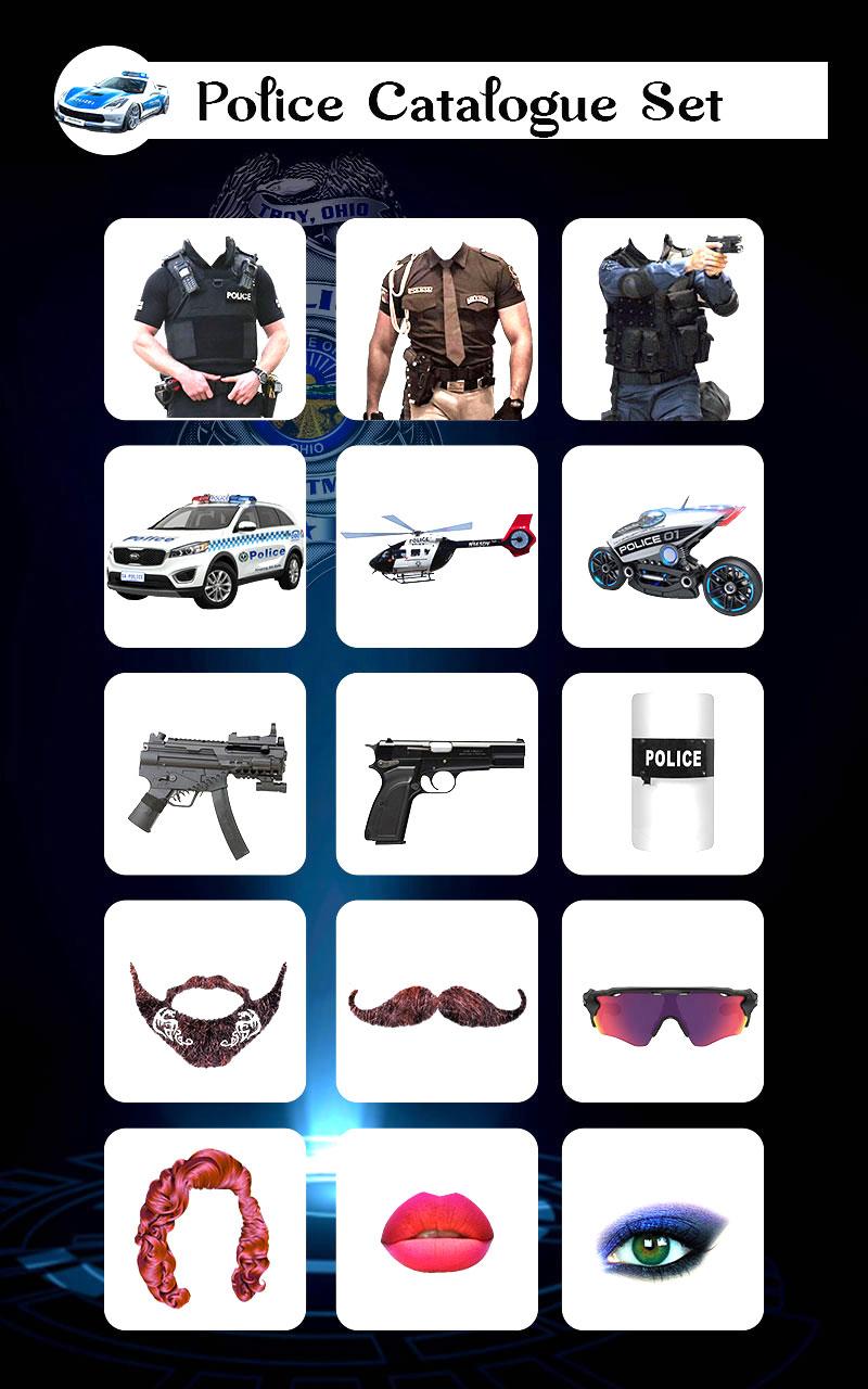 اسکرین شات 3 برنامه Policer - Men Women Police pho