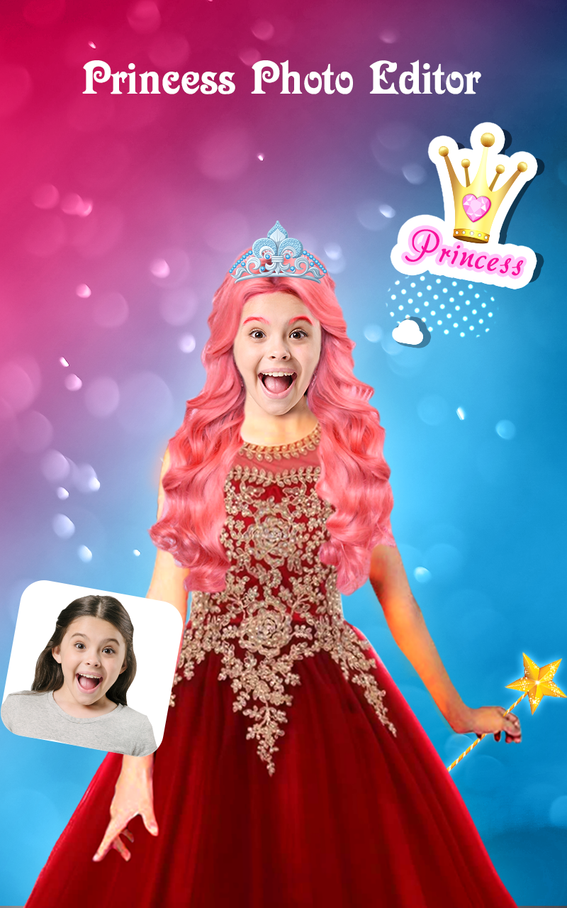 اسکرین شات 1 برنامه Princessy - Fairy style editor