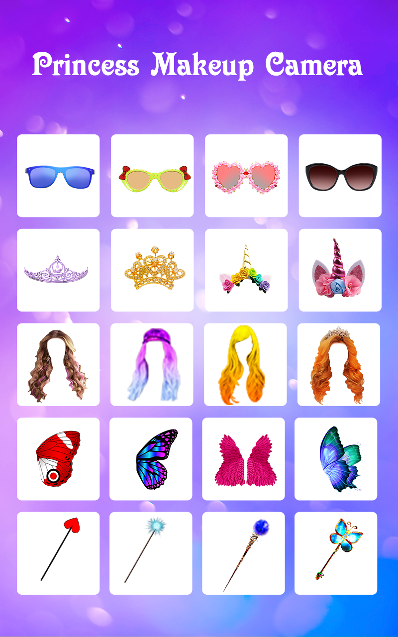 اسکرین شات 3 برنامه Princessy - Fairy style editor