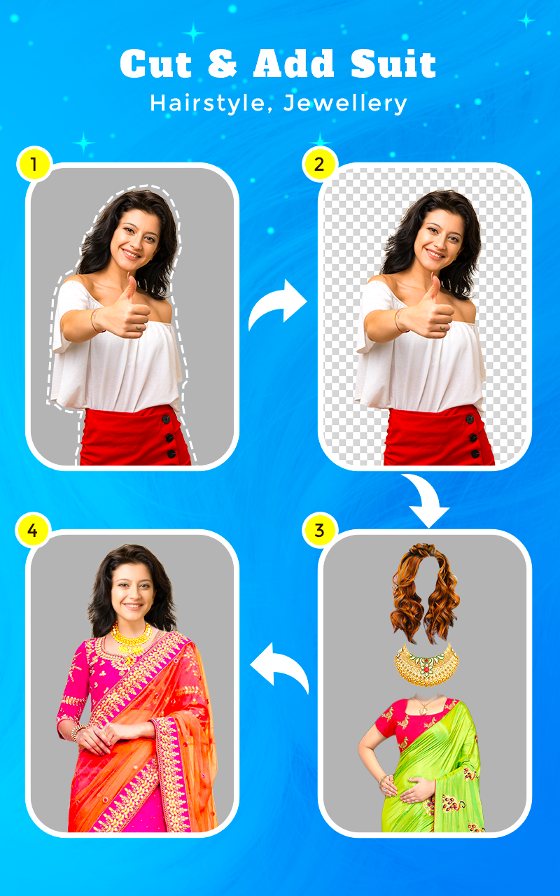 اسکرین شات 2 برنامه Traditional Girl Photo Suits -