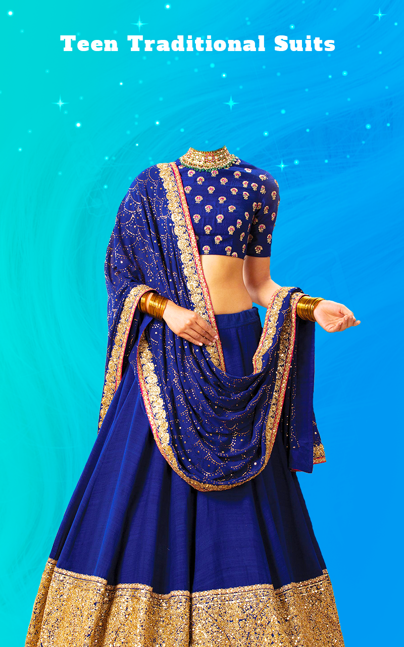 اسکرین شات 1 برنامه Traditional Girl Photo Suits -
