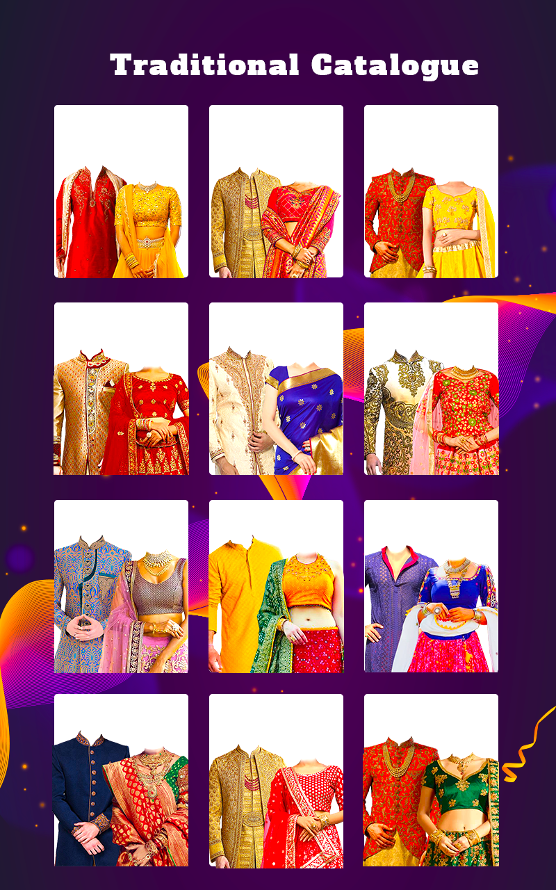 اسکرین شات 4 برنامه Couple Tradition Photo Suits -