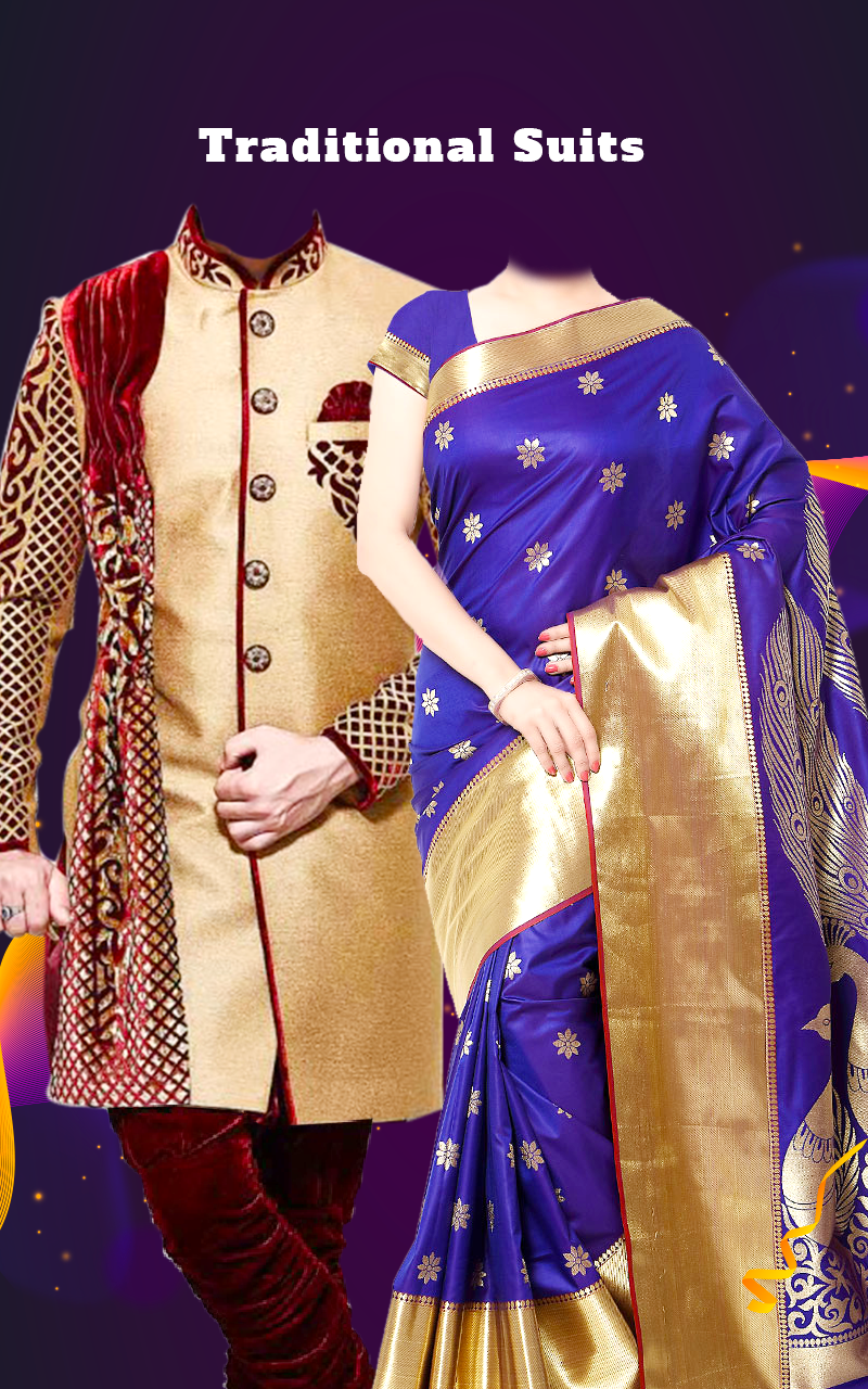 اسکرین شات 3 برنامه Couple Tradition Photo Suits -