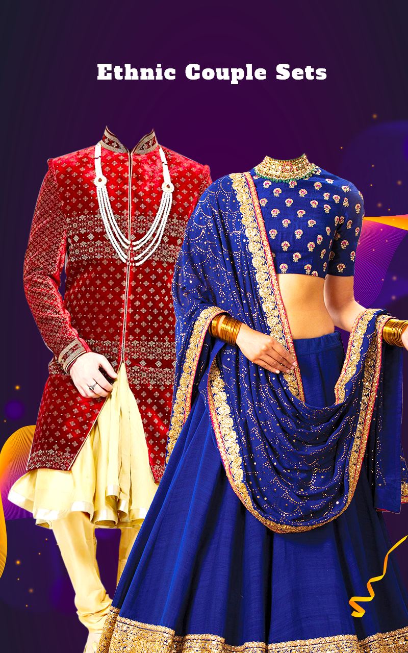 اسکرین شات 1 برنامه Couple Tradition Photo Suits -