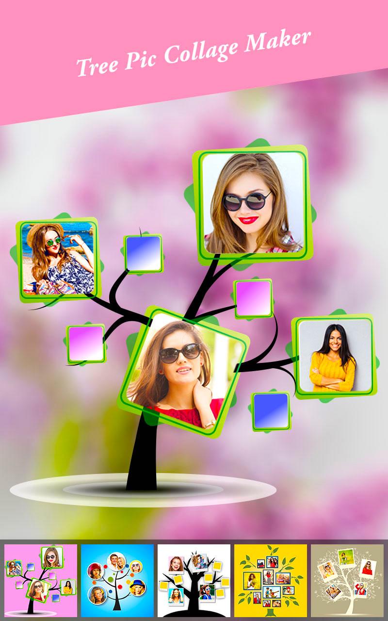اسکرین شات 6 برنامه Tree Pic Collage Maker Grids -