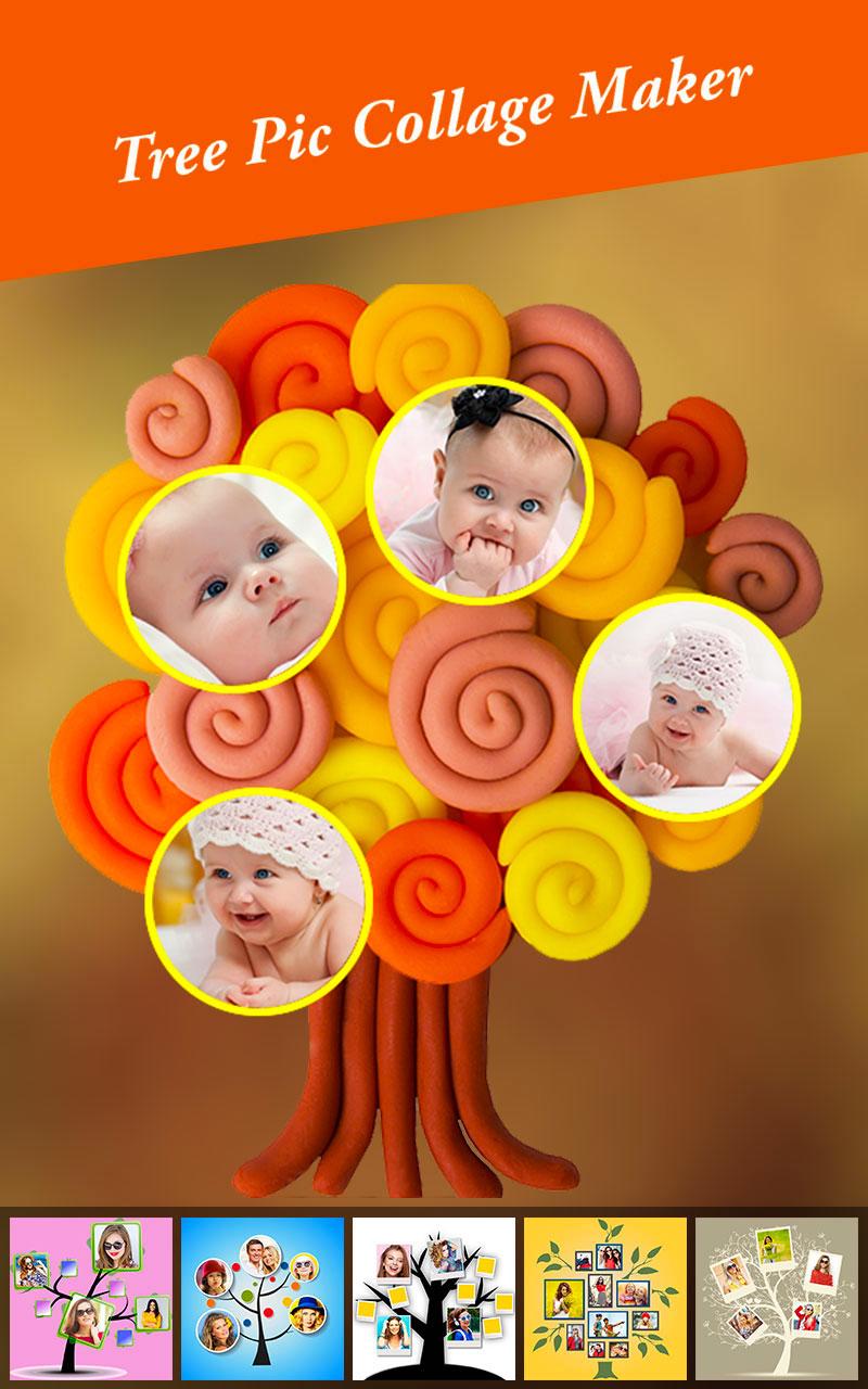اسکرین شات 5 برنامه Tree Pic Collage Maker Grids -