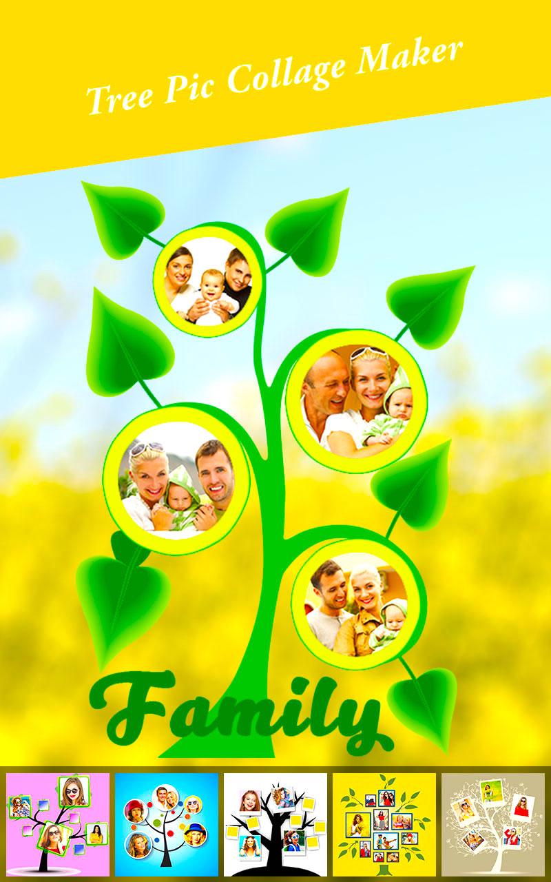 اسکرین شات 2 برنامه Tree Pic Collage Maker Grids -