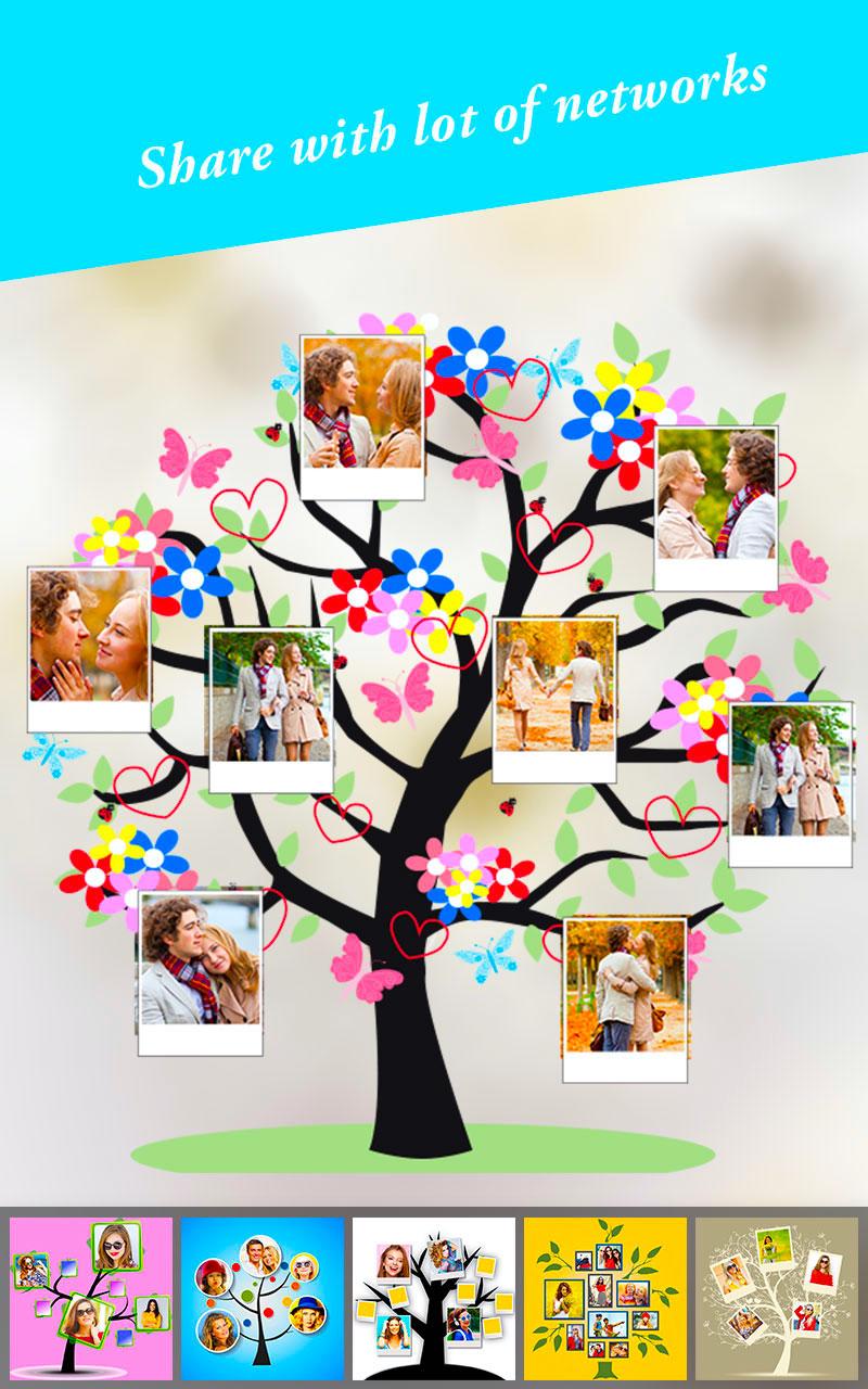 اسکرین شات 4 برنامه Tree Pic Collage Maker Grids -
