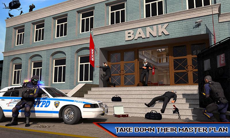 اسکرین شات 3 بازی Grand Heist: Bank Robber Games