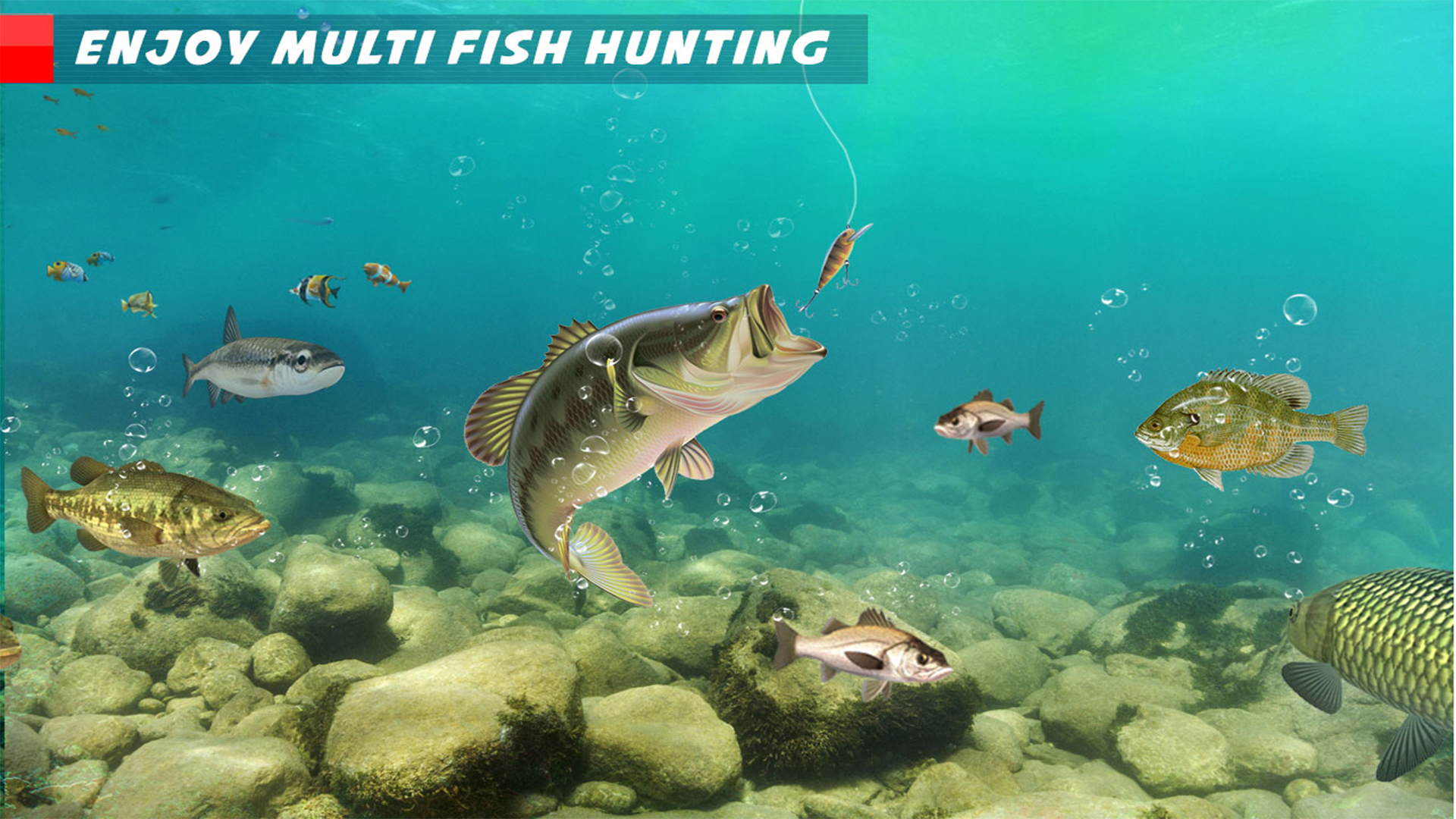 اسکرین شات 3 بازی Hooked Clash: Hungry Fish.io