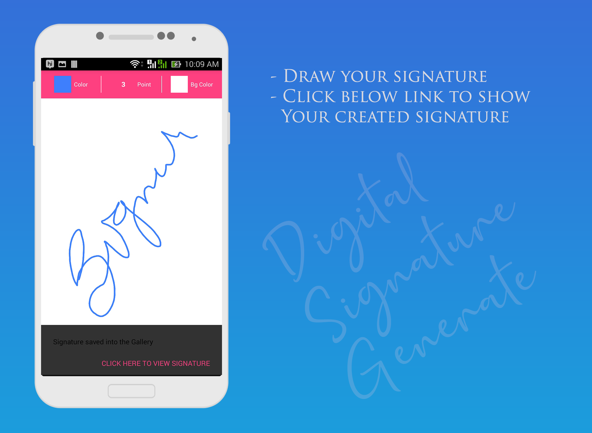 اسکرین شات 4 برنامه Digital Signature Maker