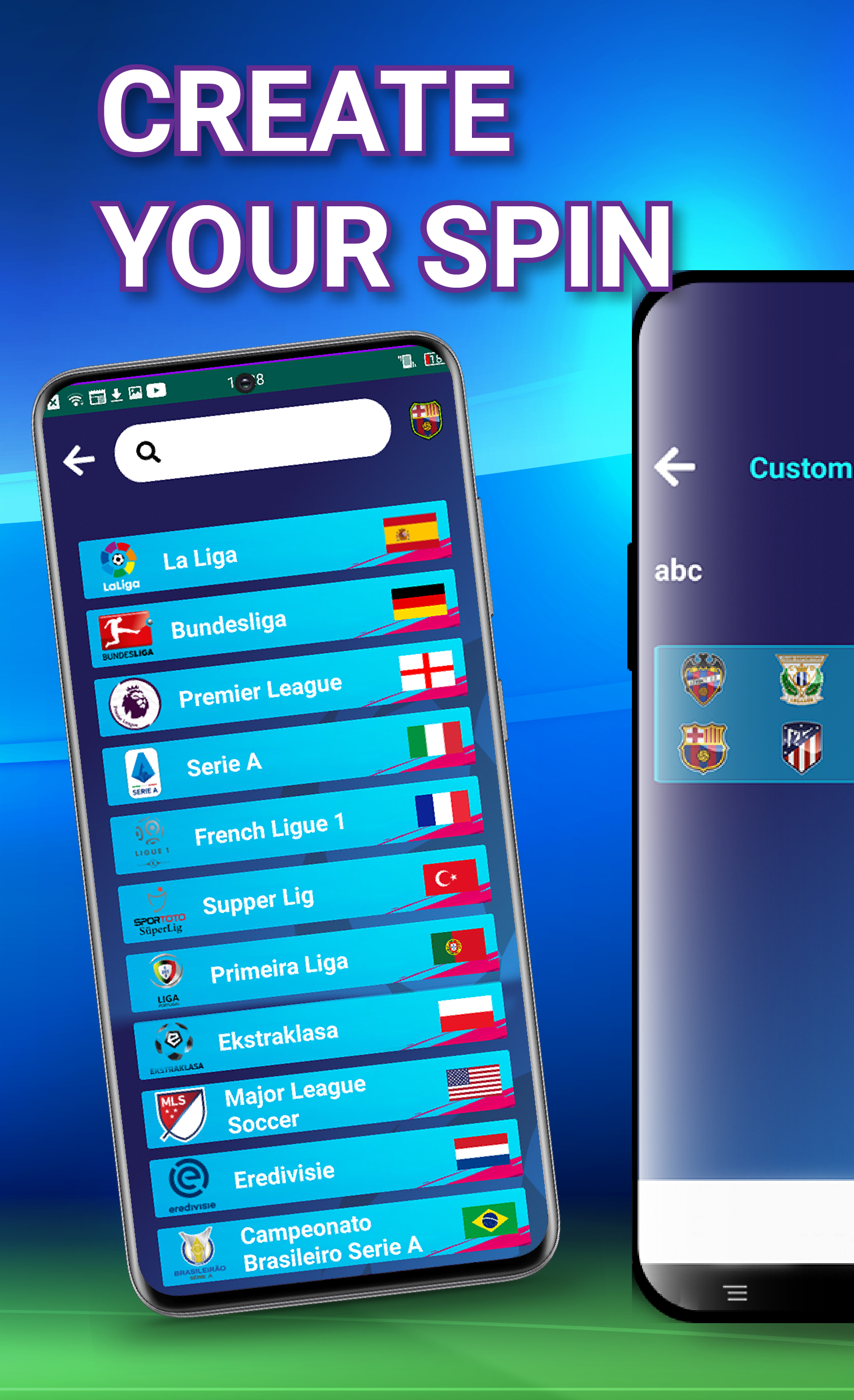 اسکرین شات 4 برنامه Random Football Team