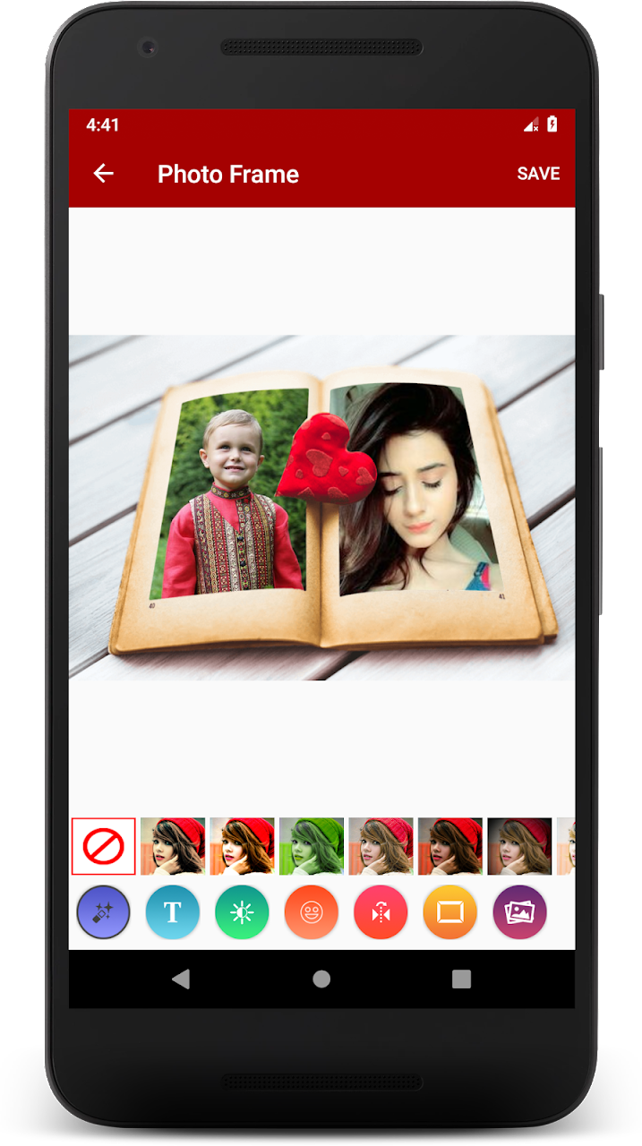 اسکرین شات 6 برنامه Book Dual Photo Frame
