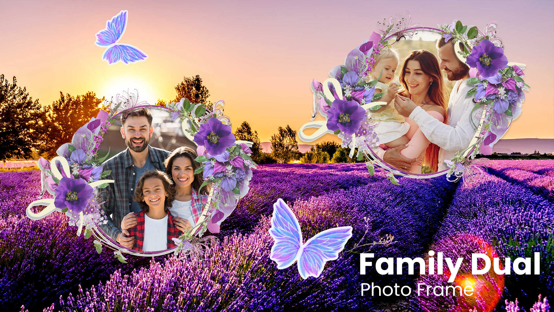 اسکرین شات 8 برنامه Family Dual Photo Frames